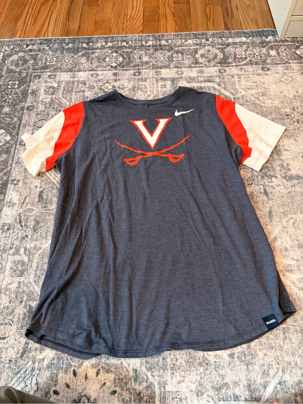 Nike Navy, Orange & White Virginia Cavaliers Short Sleeve Tee - Women’s